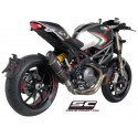 Escape SC Project Oval para DUCATI MONSTER 1100 EVO (2011 - 2013)