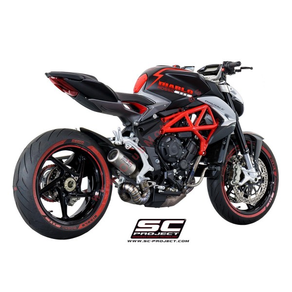 Escape SC Project CR-T Titanio para MV AGUSTA RIVALE