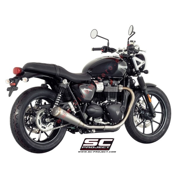 Escapes SC Project (PAR) Conicos para TRIUMPH STREET TWIN 900 (2016)