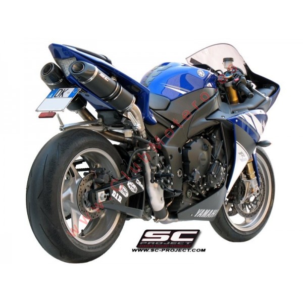 Escapes SC Project (PAR) Oval para YAMAHA YZF R1 (2009 - 2014)