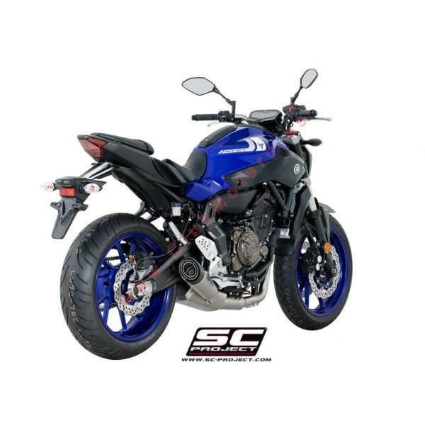 Escape SC Project completo 2-1, con silenciador S1 para YAMAHA MT-07 (2017 - 2019)