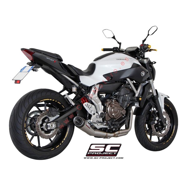 Escape SC Project completo 2-1 cónico para YAMAHA MT-07 (2013 - 2016)