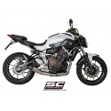 Escape SC Project completo 2-1 cónico para YAMAHA MT-07 (2013 - 2016)
