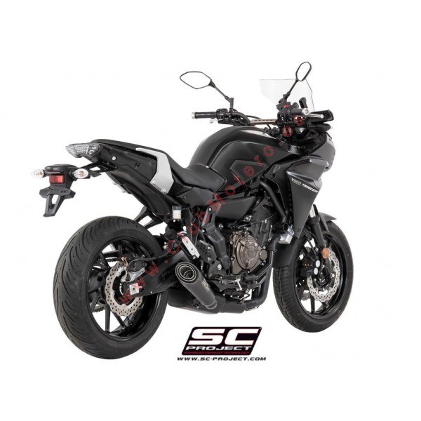 Escape SC Project completo 2-1, con silenciador S1 para YAMAHA TRACER 700 (2016 - 2019)