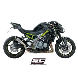 Escape SC Project S1 Titanio para KAWASAKI Z 900 (2017 - 2019)