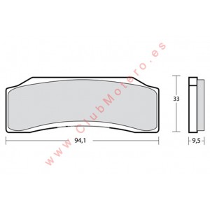 Pastilla de Freno Z04...