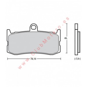 Pareja de pastillas racing...