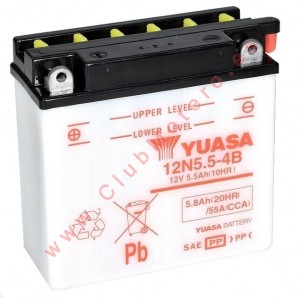 Batería Yuasa 12N5.5-4B...