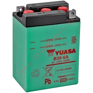 Batería Yuasa B38-6A...