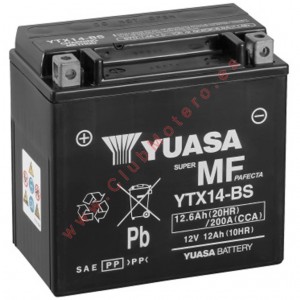 Batería Yuasa YTX14-BS Sin...