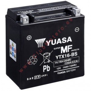 Batería Yuasa YTX16-BS Sin...