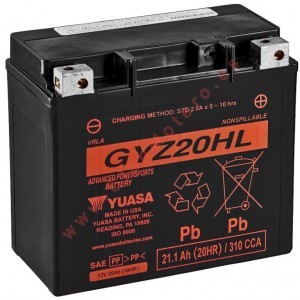 Batería Yuasa GYZ20HL...