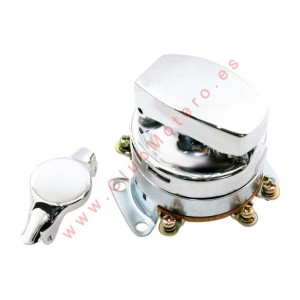 Cerradura tipo HARLEY Cromada