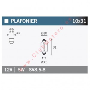 Caja de 10 lámparas SV8.6-8...
