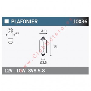 Caja de 10 lámparas SV8.5-8...
