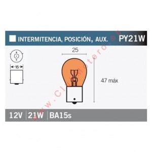 Caja de 10 lámparas BILUX...