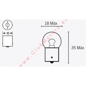 Caja de 10 lámparas BILUX...