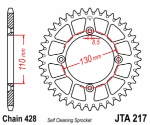 Corona JT 217 de aluminio...