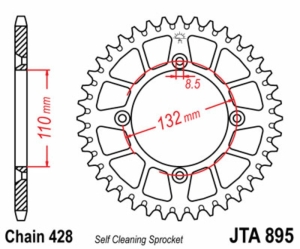Corona JT 895 de aluminio...