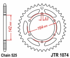 Corona JT SPROCKETS acero...