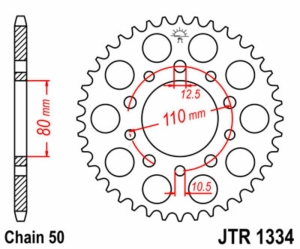 Corona JT 1334 de acero con...