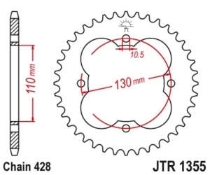 Corona JT 1355 de acero con...