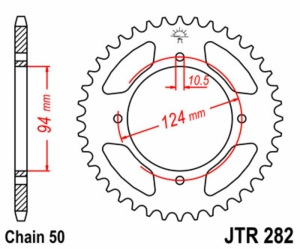 Corona JT SPROCKETS acero...