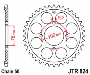Corona JT 824 de acero con...