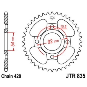 Corona JT SPROCKETS acero...
