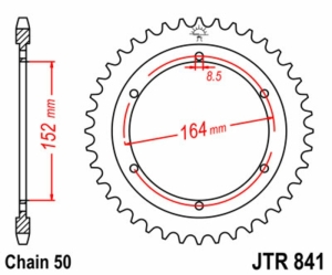 Corona JT SPROCKETS acero...