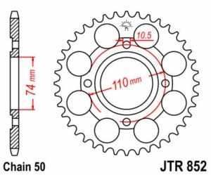 Corona JT 852 de acero con...