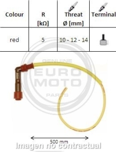Pipa de Bujía NGK XY11 