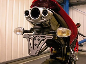 Soporte de matrícula Negro...