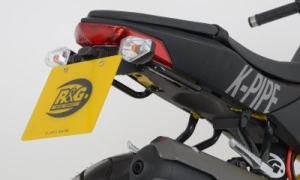 Soporte de matrícula Negro...