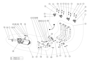 Recambio Escapes completos...