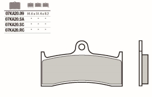 Pastillas freno Brembo...