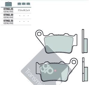 Pastillas de freno Brembo...