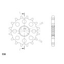 Piñón Supersprox Triumph 530 x 19