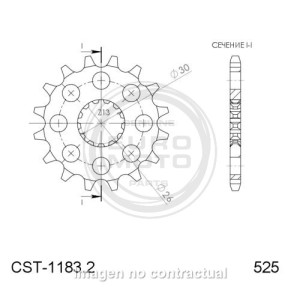 Piñón Supersprox Triumph 525 x 16
