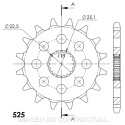 Piñón Supersprox Triumph 525 x 16