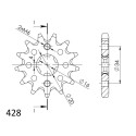 Piñón Supersprox Suzuki - Yamaha 428 x 13