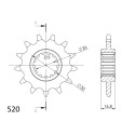 Piñón Supersprox Honda 520 x 14