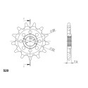 Piñón Supersprox Honda 520 x 13