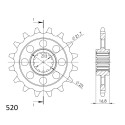 Piñón Supersprox Honda 520 x 17