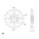 Piñón Supersprox Kawasaki 530 x 17