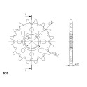 Piñón Supersprox Yamaha 520 x 14