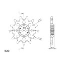 Piñón Supersprox KTM 520 x 13