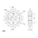 Piñón Supersprox Honda 520 x 15