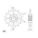 Piñón con Goma Supersprox Honda 525 x 15