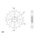 Piñón Supersprox Suzuki 530 x 18